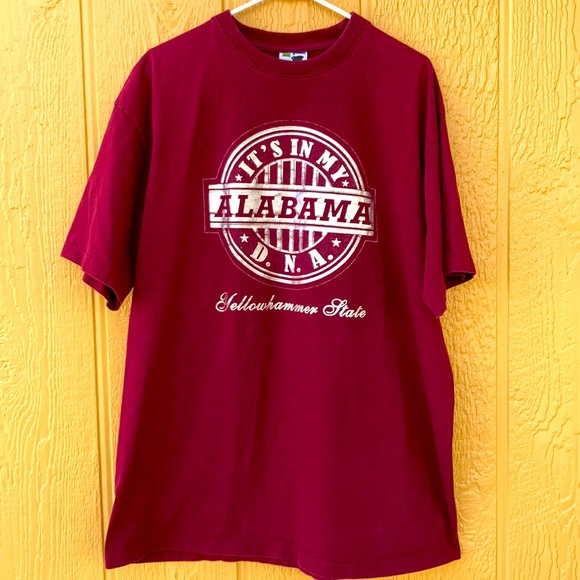 Phat Dog Other - Phat Dog Tee Alabama Graphic Heavy Weight Cotton Burgundy Size 2XL